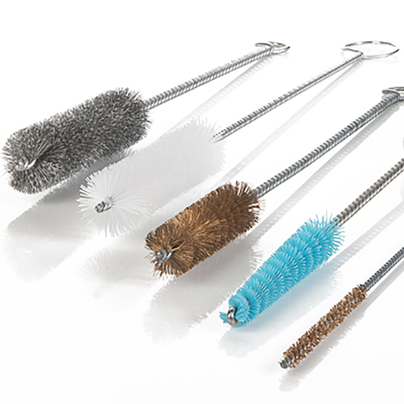 Les petites brosses de nettoyage de tuyaux Vanico peuvent être personnalisées en taille et en matériau.
