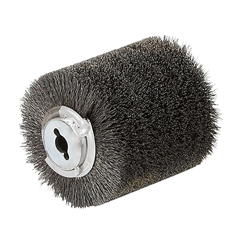 Brosse en fil d'acier Vanico Brosse à rouleau industrielle pour éliminer la rouille, tailles personnalisées disponibles.