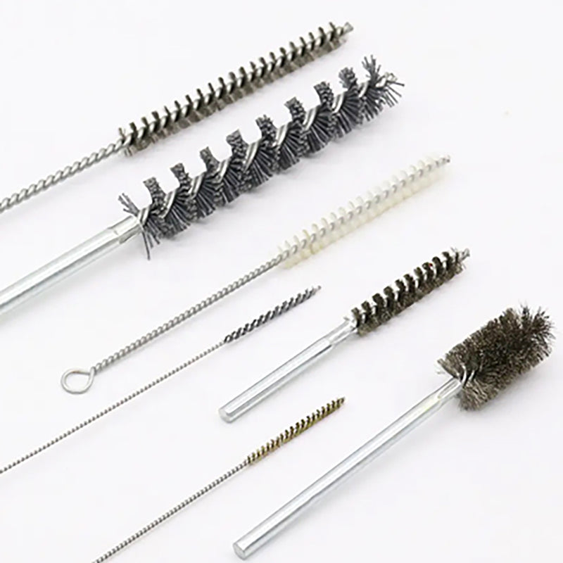 Les petites brosses de nettoyage de tuyaux Vanico peuvent être personnalisées en taille et en matériau.