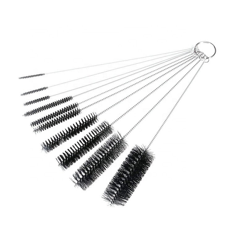 Les petites brosses de nettoyage de tuyaux Vanico peuvent être personnalisées en taille et en matériau.