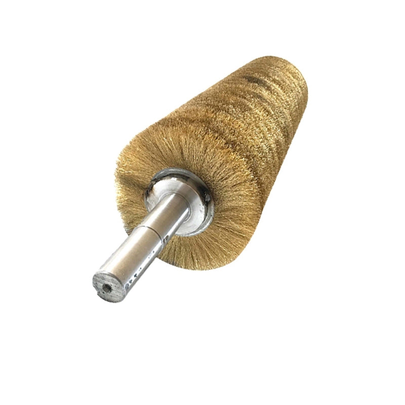 Brosse en fil d'acier Vanico Brosse à rouleau industrielle pour éliminer la rouille, tailles personnalisées disponibles.