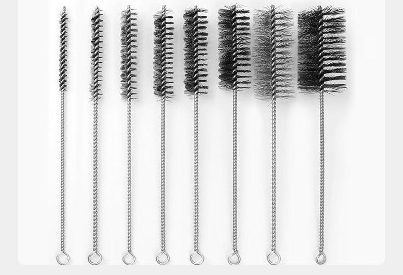 Les petites brosses de nettoyage de tuyaux Vanico peuvent être personnalisées en taille et en matériau.