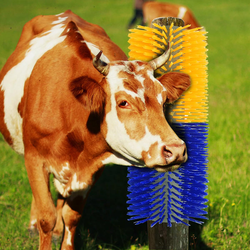 Vancio Livestock Scratching Brush, Cow, Horse, Goat, Livestock Brushes For Scratching