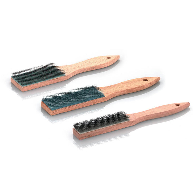 Vanico Hand scratch brush Spark plug brush File cleaner